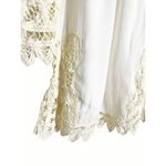Saylor  Ivory Josie Battenberg Long Sleeve Crochet Lace A-Line Mini Dress Size XS Photo 6