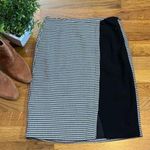 Halogen Womens XXS Black White Houndstooth Color Block Mixed Print Mini Skirt Photo 0
