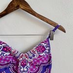 prAna 3/$20 Moorea Tankini Top in Dusted Peri Jasmine Photo 5