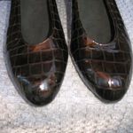 Stuart Weitzman Croc Block Heel Pumps Shoes Photo 3