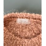 Oak + Fort  womens pink fuzzy sweater size S cropped long bell sleeves Photo 3