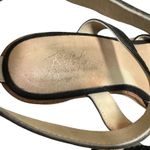 REBELS Leather Heeled Strap Sandal Black 36 US 6 Photo 3