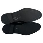 Vagabond Delia Women's 36 US6 Black Leather Loafers Gold Horsebit Minimal Flats Size 6 Photo 3