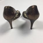 Caparros  Copper Faux Snakeskin‎ Embellished Heels Photo 2