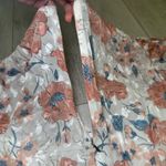 Rebecca Taylor  silk mini floral bridal ruffle cinched‎ dress balloon sleeve 12 Photo 7