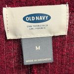 Old Navy  Women's Ribbed heathered Burgundy Top Photo 3