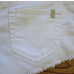 joe's jeans  White Cut off Jean Shorts Photo 5
