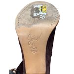 Joie  Burgundy Suede Block‎ Heel Ankle Boots Size 41 (10.5–11) Boho Chic Fall Photo 14