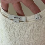 Vince Textured Cotton Tank Dress White Gesso Large Wedding Bride Minimalist Photo 6