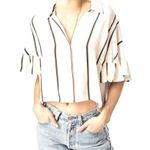 Volcom š¤ Stone Row āCheap Frillzā Topš¤NWT~med Photo 2