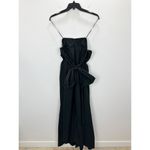 J.Crew  Collection Strapless Bow Back Maxi Dress Black Formal Evening US 14 NWT Photo 6