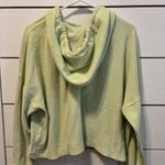 Free People Movement Terry Cloth Green Sweatshirt Photo 2