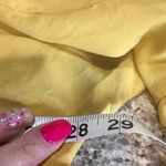 Unlisted Women’s blouse yellow size medium button up Photo 7