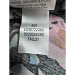 Open Edit Aqua Velvet Cutout Mini Dress Long Sleeve Black Multicolor Print Size Medium Photo 5