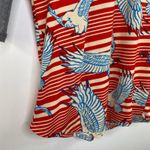 LuLaRoe  Randy Red Grey Blue Printed Baseball Tee Shirt Women's Size X-Small XS Photo 2
