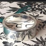 Gucci Sterling Silver Engraved Cigar Band Ring Size 9-1/2 21 NIB Photo 13