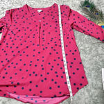 Merona  Polkadot Red Blouse Photo 6