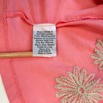 Johnny Was NWOT  Embroidered Pink Cotton Short Sleeves T-shirt Size S Photo 8