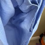 Boden USA Boden Chambray Blue Cotton V Neck Pocket Shift Dress Womens US 2R Resortwear Photo 5