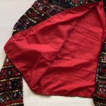 Vintage sequined silk Papéll Boutique Evening formal festive jacket, size large Photo 7