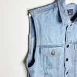 Liz Claiborne Vintage light wash denim vest size S Photo 65