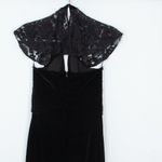 L'Agence Black Velvet Halter Jumpsuit Size 2 Photo 6