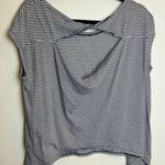 American Eagle  Outfitters Tee Size Small Oversized Flowy Preppy Nautical Photo 2
