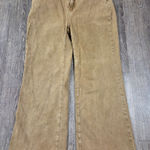 Zenana Outfitters Brown Acid Washed High Waist Frayed Hem Bootcut Pants Jeans Stretch Large Photo 0