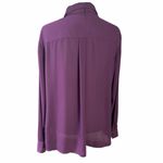 Brooks Brothers  Women's Long Sleeve Top Purple Size 16 Photo 2
