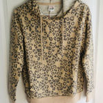 belle du jour Brand New  Leopard Print Pullover Hoodie For Women Size Small‎ Photo 0