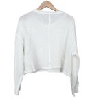 Altar'd State White Knit Sweater Sz L Photo 2