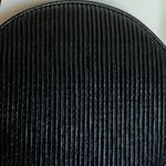 Circle Ribbed Black and Gold Crossbody/Wristlet Purse Black Photo 4