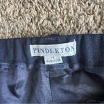 Pendleton  Deep Blue Wool Tailored Trousers size 14 Photo 3