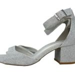 Dream Paris  Women's Silver Glitter Heels Sandals Platform Y2K Photo 11