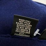 Ralph Lauren Cashmere Sweater Dress Paisley Mix Media Silk Art to wear Size S Photo 11