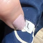 Equilibrio Italia Women's M Blue Floral Knee Length Shirt Dress Size L Photo 1