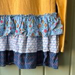 Matilda Jane  Shirt Long Sleeve Yellow Ruffle Make Believe Weekend Womens Size XS Photo 3