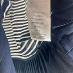 J. Crew Shirt Womens Blue White Pleated Chiffon Photo 4