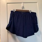 Lands' End Land's End Women's Navy Blue Cotton Modal Lined Boyshorts Pull On Casual Shorts Photo 4