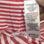 Kensie  Sleeveless Fringe Button Up Blouse Striped Photo 4