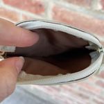 Leather Puppy Dog Coin Purse Key chain brown big eyes pink bow floppy ears White Photo 3