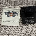 Harley Davidson‎ Skull Tank Top Knit Sleeveless Motorcycle Casual XL Gray Photo 3