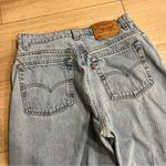 Levi's Vintage Levi’s 90s Women’s Light Wash Faded 550 Relaxed Tapered Jean Size 30 Photo 6