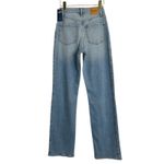 Hollister  Ultra High-Rise Dad Jean Medium Wash Ripped Wide Leg Jeans 00 24" NWT Photo 4