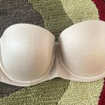 Aerie Like-New Sunnie Strapless Lightly Lined Bra Sands Nude Beige Size 32D Photo 0