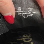 Sam Edelman  Size 10 Shoes Leya Black Velvet Faux Fur Pom Pom Slip-On Women's Photo 4