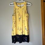 Charter Club  Yellow / Navy Blue Floral Halter Tank Top Size 1X Photo 12