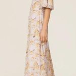 ALLSAINTS Aspen Momo Floral Midi Dress Purple Womens SIze 10 Photo 5