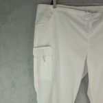 WonderWink  Origins Women's Drawstring Flare Leg Scrub Pants 5026 Size 3XL White Photo 2