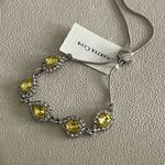 Charter Club  green crystal and stone slider bracelet Photo 1